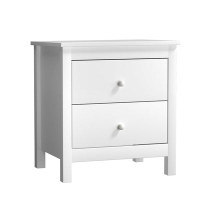 Bedside Tables Set of 2 Nightstand Side Table