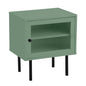Bedside Tables Storage Cabinet Wood Black/Green/White