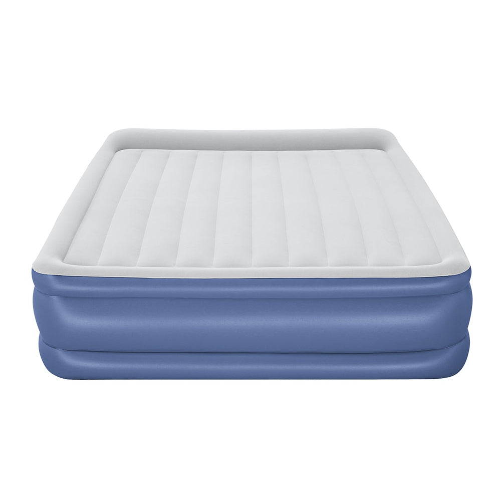 Air Mattress King Inflatable Bed 56Cm Airbed Blue