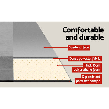 Self Inflating Mattress Camping Mat Air Bed Single Grey