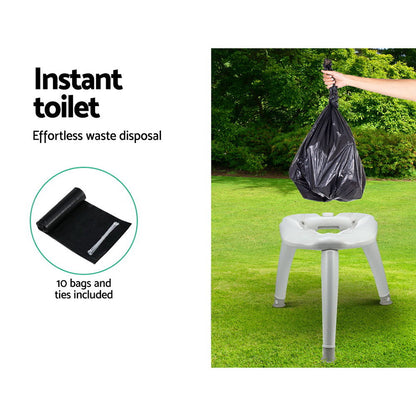 Portable Folding Toilet Camping Plastic Bag