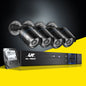 Cctv Security System 4Ch Dvr 4 Cameras 4Tb Hard Drive