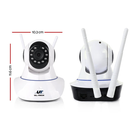 1080P Wireless Ip Cameras Security Wifi Cam White