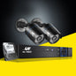 Cctv Security System 4Ch Dvr 2 Cameras 2Tb Hard Drive
