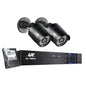 Cctv Security System 4Ch Dvr 2 Cameras 1Tb Hard Drive