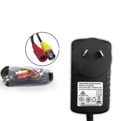 4Ch Dvr 4 Cameras Complete Security Solution