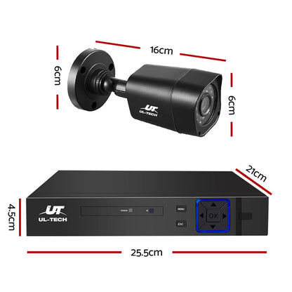 8Ch Dvr 4 Cameras Advanced Surveillance Solution