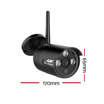 Wireless Cctv 3Mp 2 Cameras Bullet