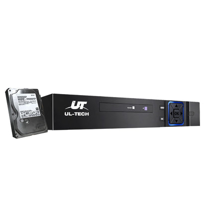 4Ch Dvr 1080P 5In1 Cctv Video Recorder 4Tb Hard Drive
