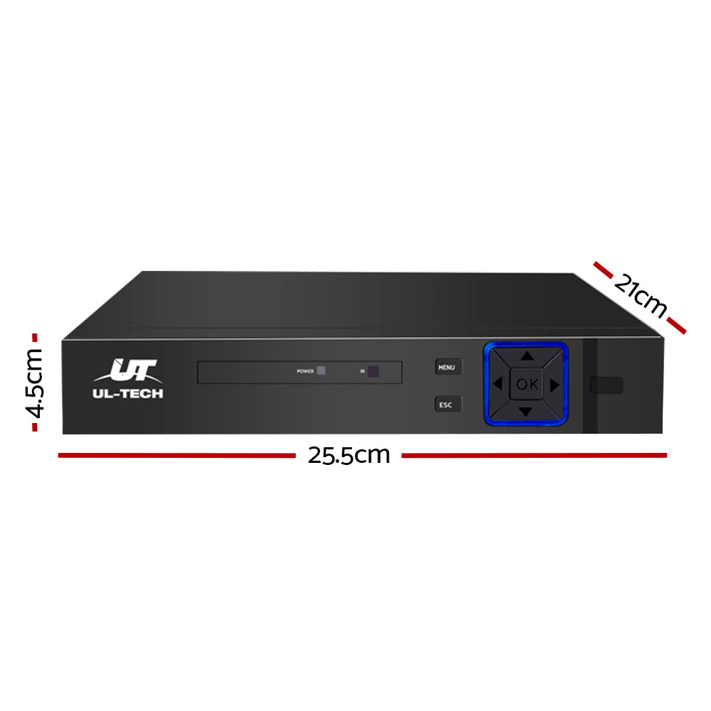 4Ch Dvr 1080P 5In1 Cctv Video Recorder 4Tb Hard Drive
