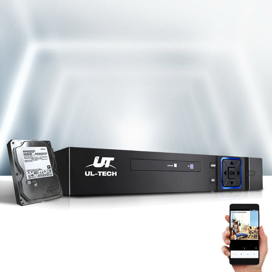 4Ch Dvr 1080P 5In1 Cctv Video Recorder 4Tb Hard Drive