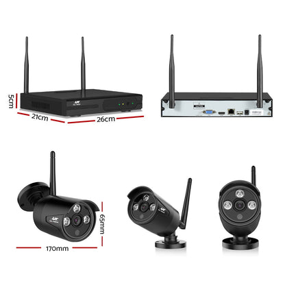 Wireless Cctv Security System 8Ch 3Mp Cameras