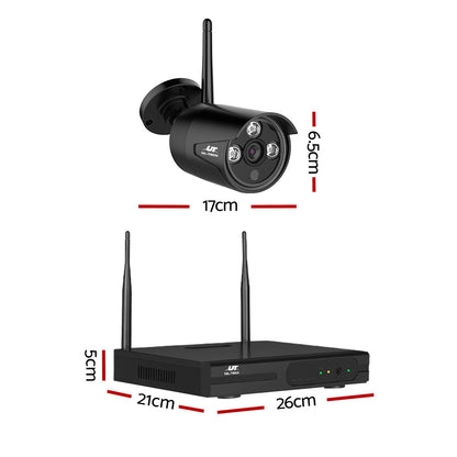 Wireless Cctv Security System 8Ch 3Mp 8 Bullet Cameras 4Tb