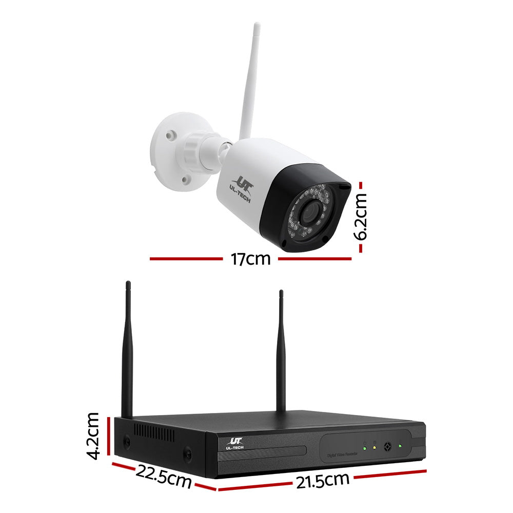 3MP Wireless CCTV 8CH 8 Square Camera