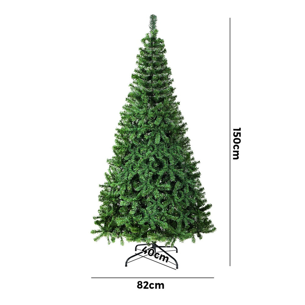 Christmas Tree 2.7M 9FT Green 1708 Tips Full Artificial Holiday Decor 9FT & 5FT