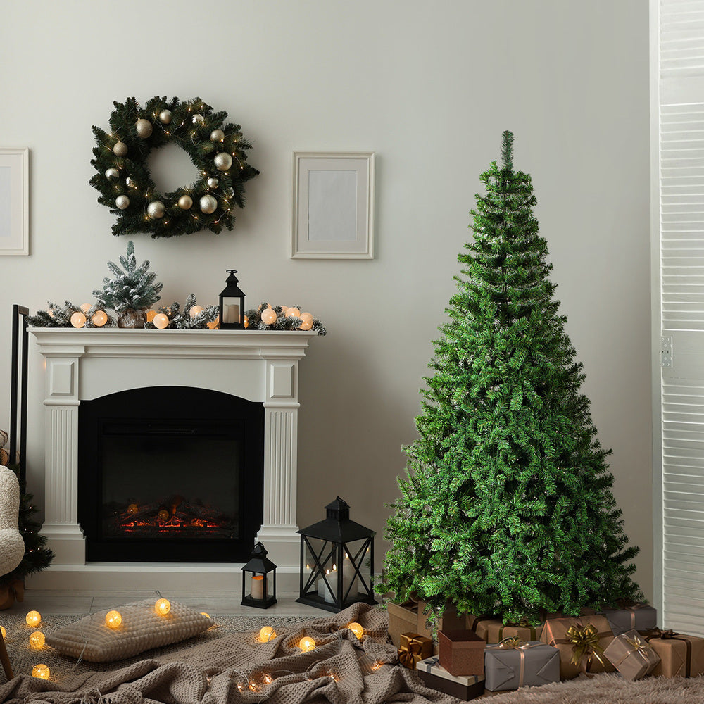 Christmas Tree 2.7M 9FT Green 1708 Tips Full Artificial Holiday Decor 9FT & 5FT