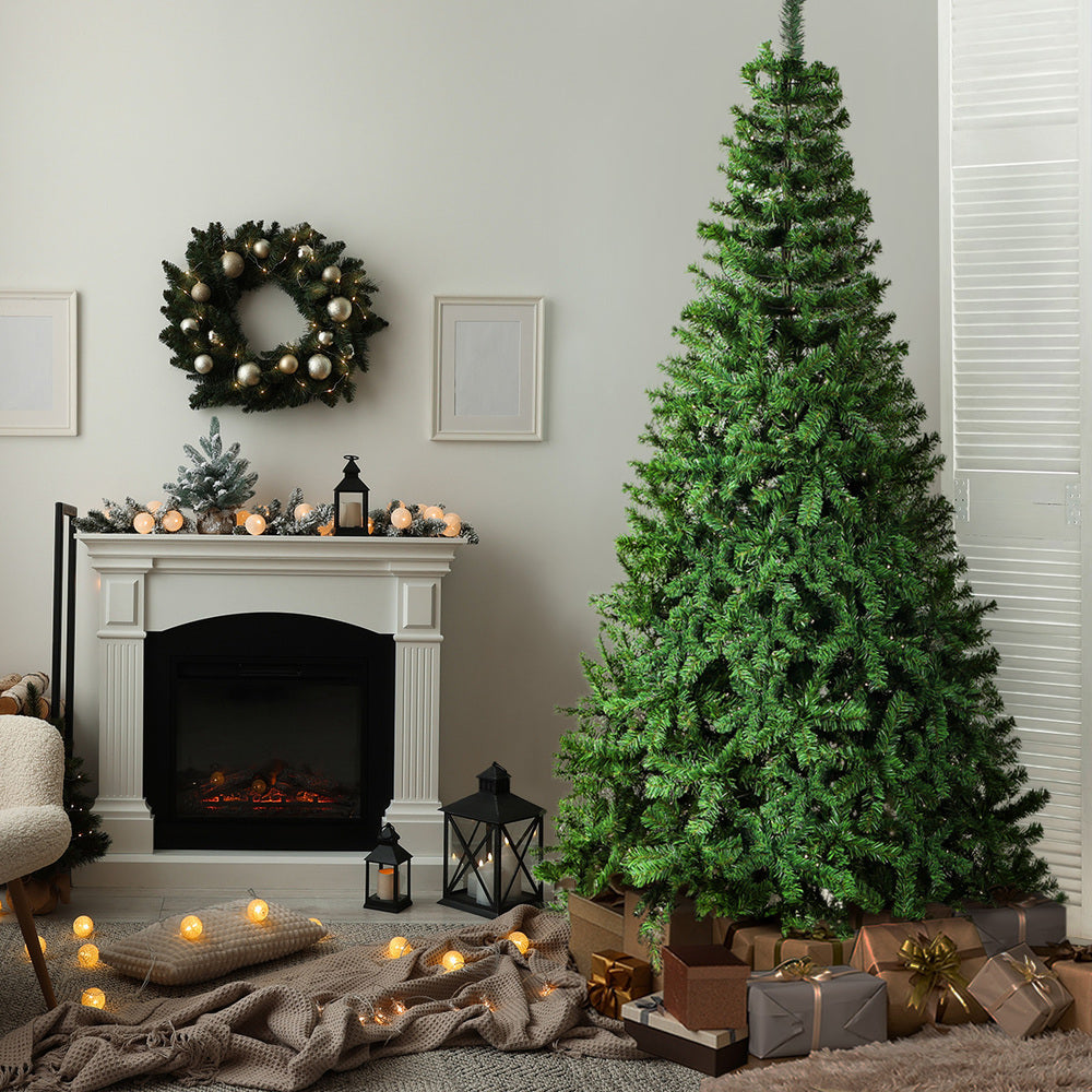 Christmas Tree 2.7M 9FT Green 1708 Tips Full Artificial Holiday Decor 9FT & 5FT