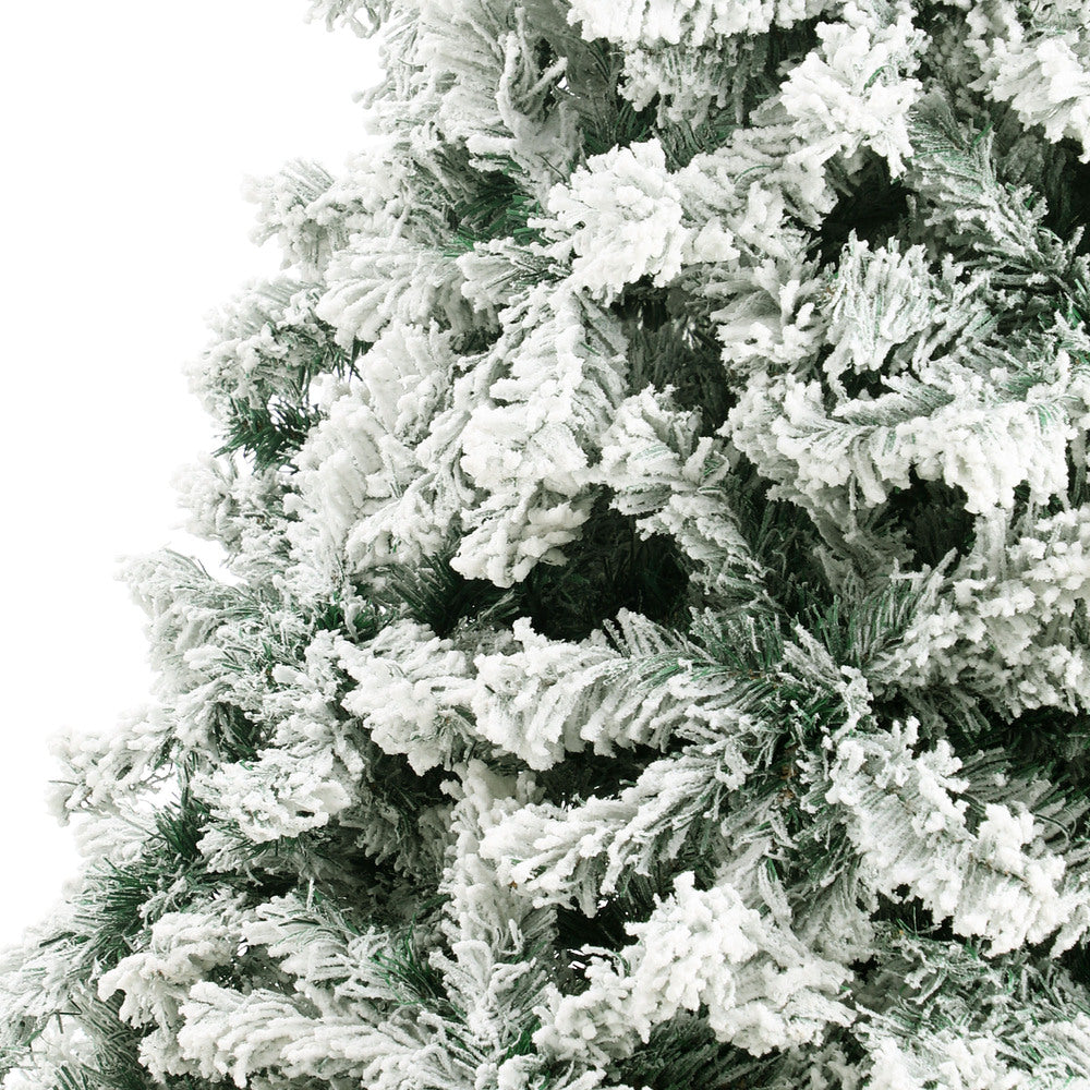 Christmas Tree Xmas Trees Decorations White Snow Flocked