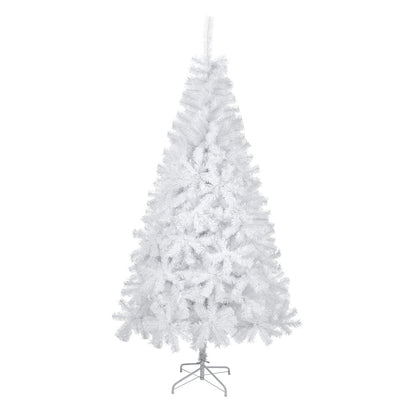 White Christmas Tree 1.8M 6FT & 7FT 650 Tips Artificial Holiday Decoration