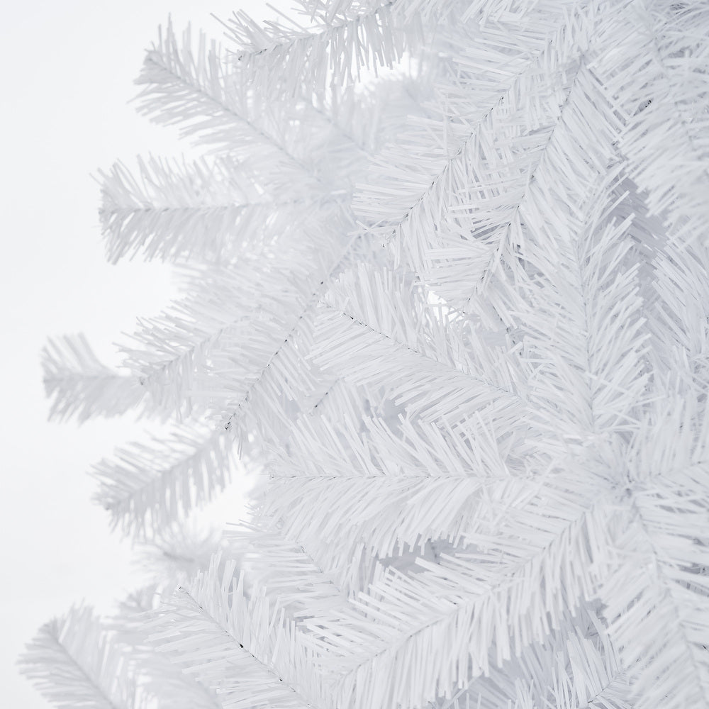White Christmas Tree 1.8M 6FT & 7FT 650 Tips Artificial Holiday Decoration