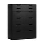 6 Chest of Drawers Tallboy Storage Cabinet Dresser Bedroom