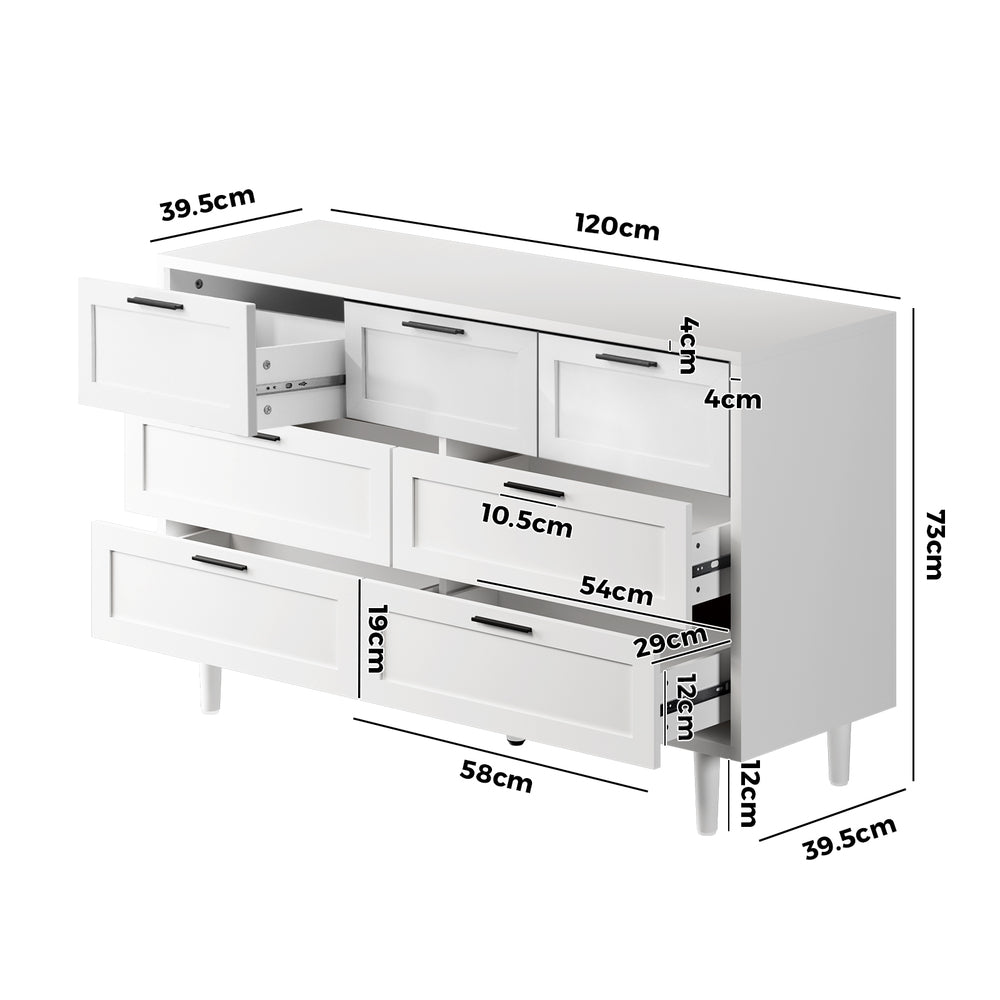 15 Chest of Drawers Dresser Tallboy Natural