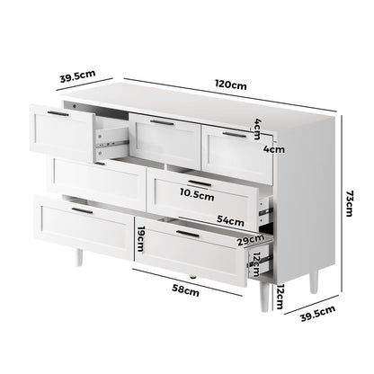 15 Chest of Drawers Dresser Tallboy Natural