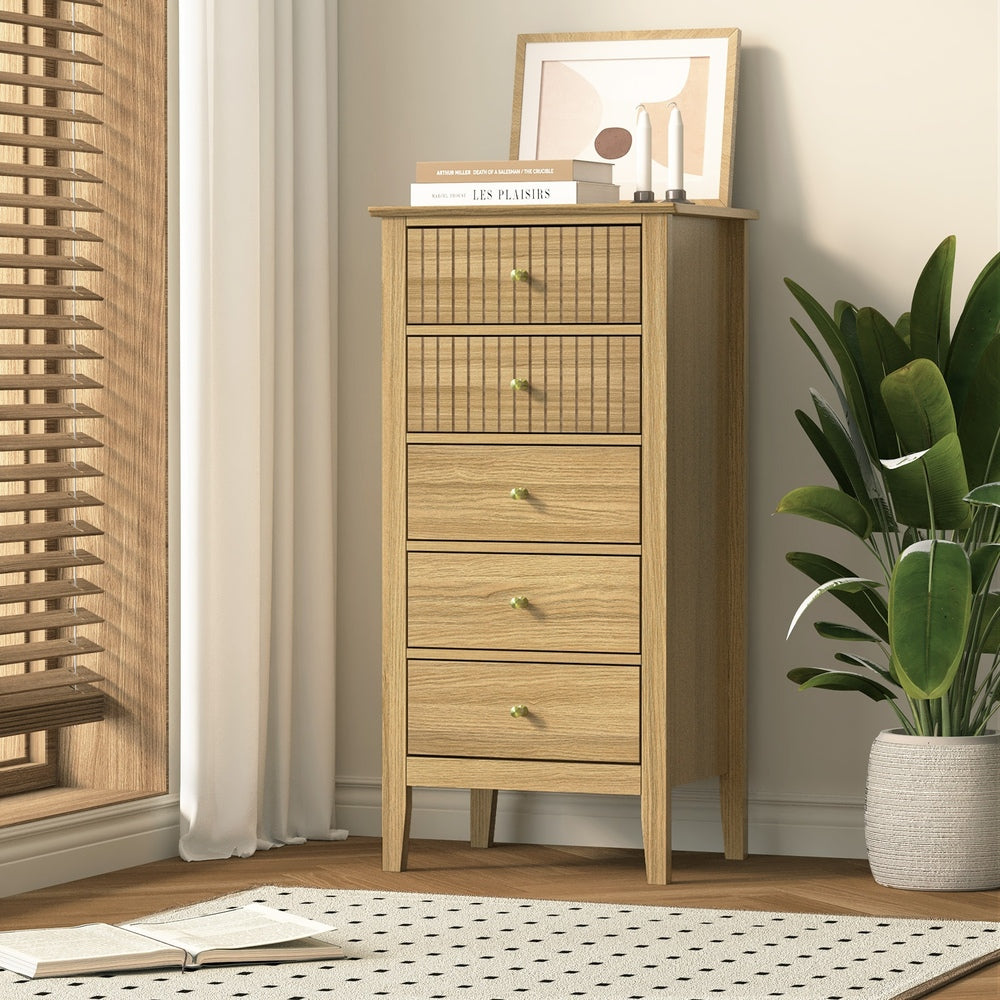 11 Chest of Drawers Dresser Tallboy Storage Cabinet Natural