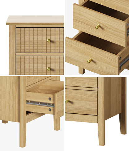 6 Chest of Drawers Dresser Tallboy Storage Cabinet Natural