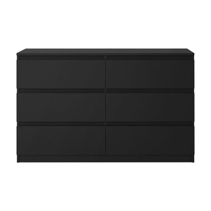 6 Chest of Drawers Lowboy Dresser Table Bedroom Black/White