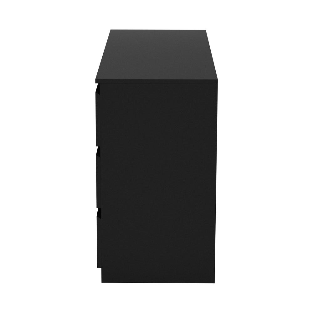 6 Chest of Drawers Lowboy Dresser Table Bedroom Black/White