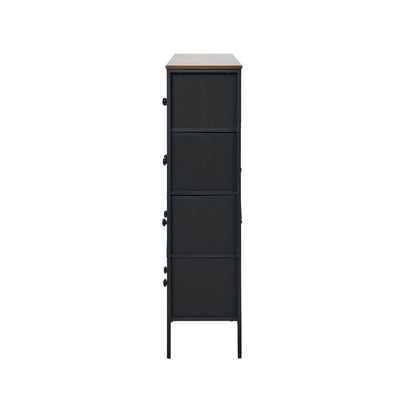 18 6 &9-Drawer Chest Fabric Tallboy Retro Vintage Dresser Bedroom Storage Organizer