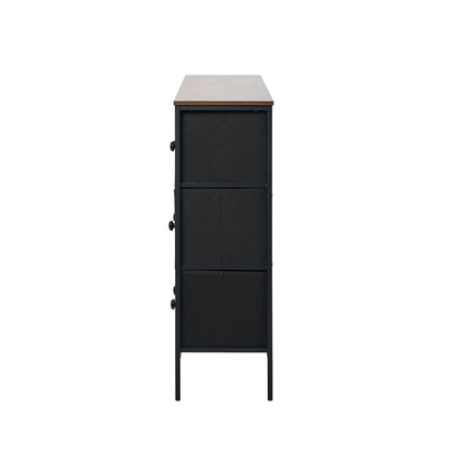 35 6 &9-Drawer Chest Fabric Tallboy Retro Vintage Dresser Bedroom Storage Organizer