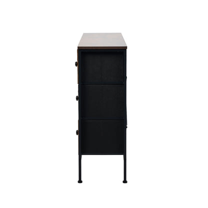 11 &8-Drawer Chest Rattan Fabric Dresser Tallboy Retro Vintage Bedroom Storage
