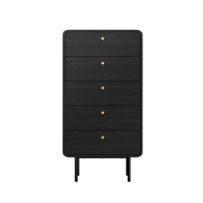 20 Chest of Drawers Dresser Tallboy Wooden Handle Natural & Black