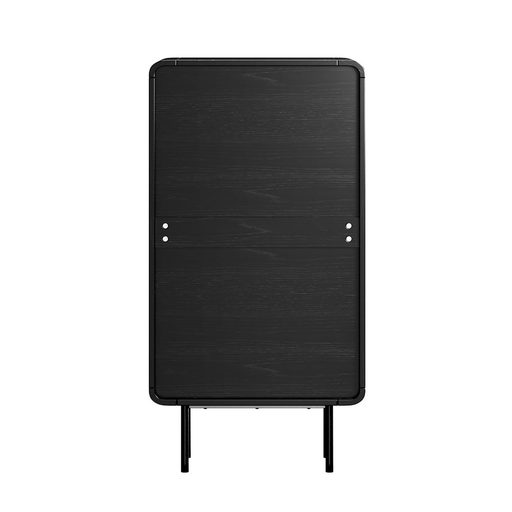 16 Chest of Drawers Dresser Tallboy Wooden Handle Natural & Black