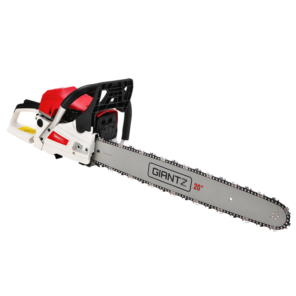 62Cc 20" Bar E-Start Pruning Chainsaw With Spark Plug, Commercial Grade
