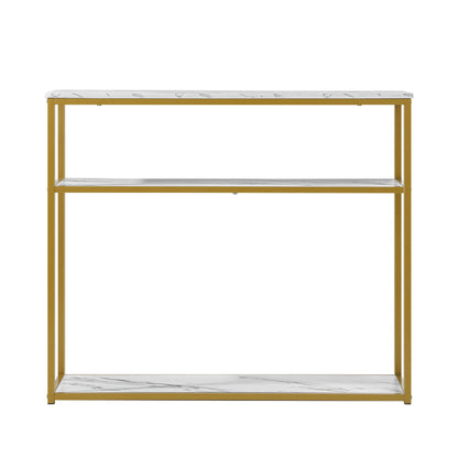 Hall Console Table Metal Hallway Desk Entry Display Wh&GD Furniture