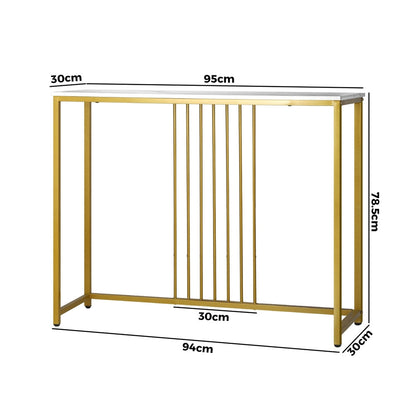 Modern Steel Frame Coffee Table - Versatile Side and End Table