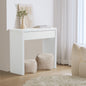Console Table with Drawer White