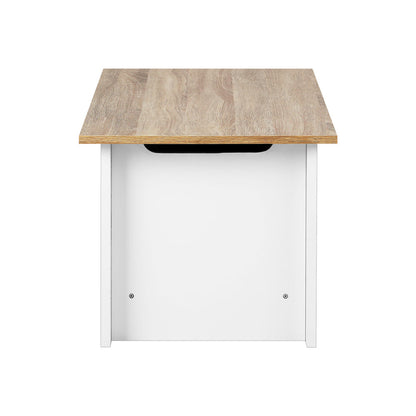 Contemporary Elegance of a Lift-Up Coffee Table with Display Shelf