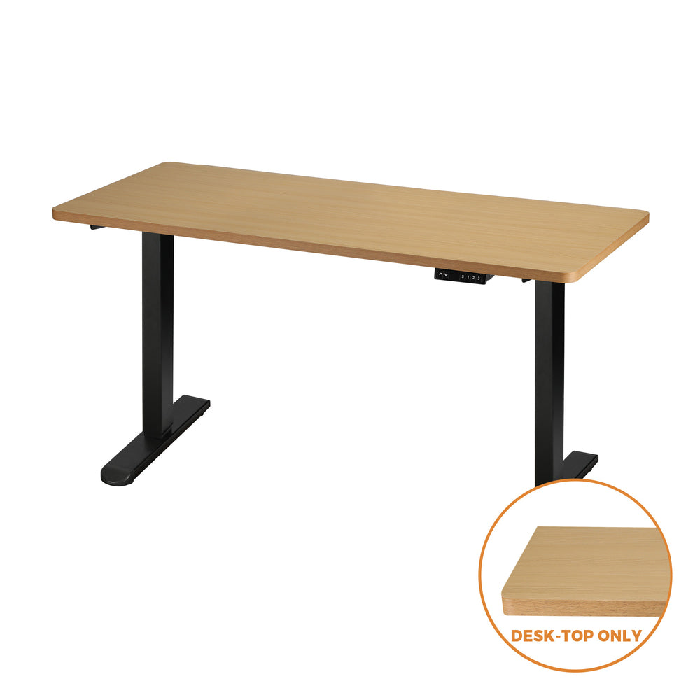 Standing Desk Top with Drilled Hole OAK 160x75cm