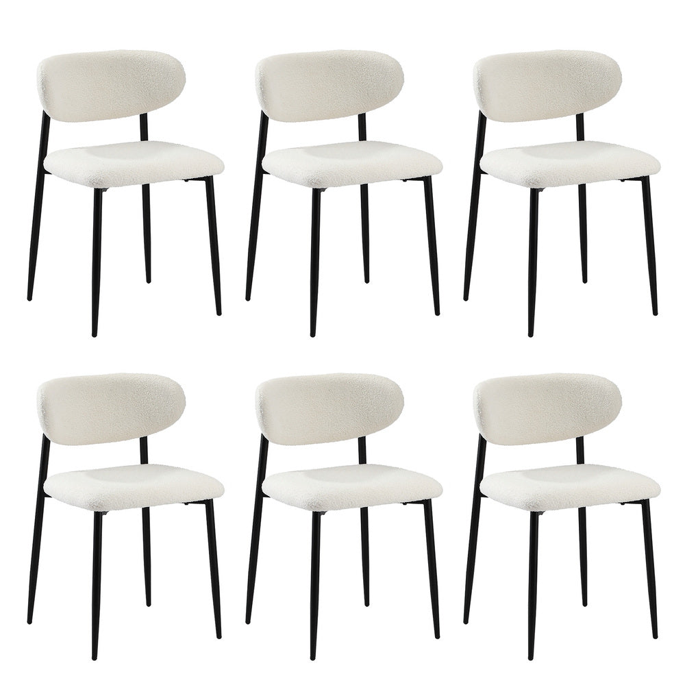 6x Dining Chairs Tub Fabric Grey&Black