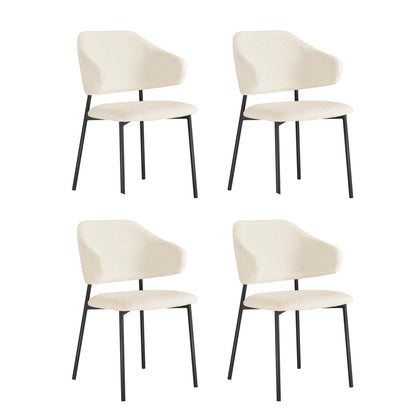 4x Dining Chairs Tub Fabric Grey&Black