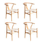 4Pcs/6PcsDining Chair Wooden Hans Wegner Chair Wishbone