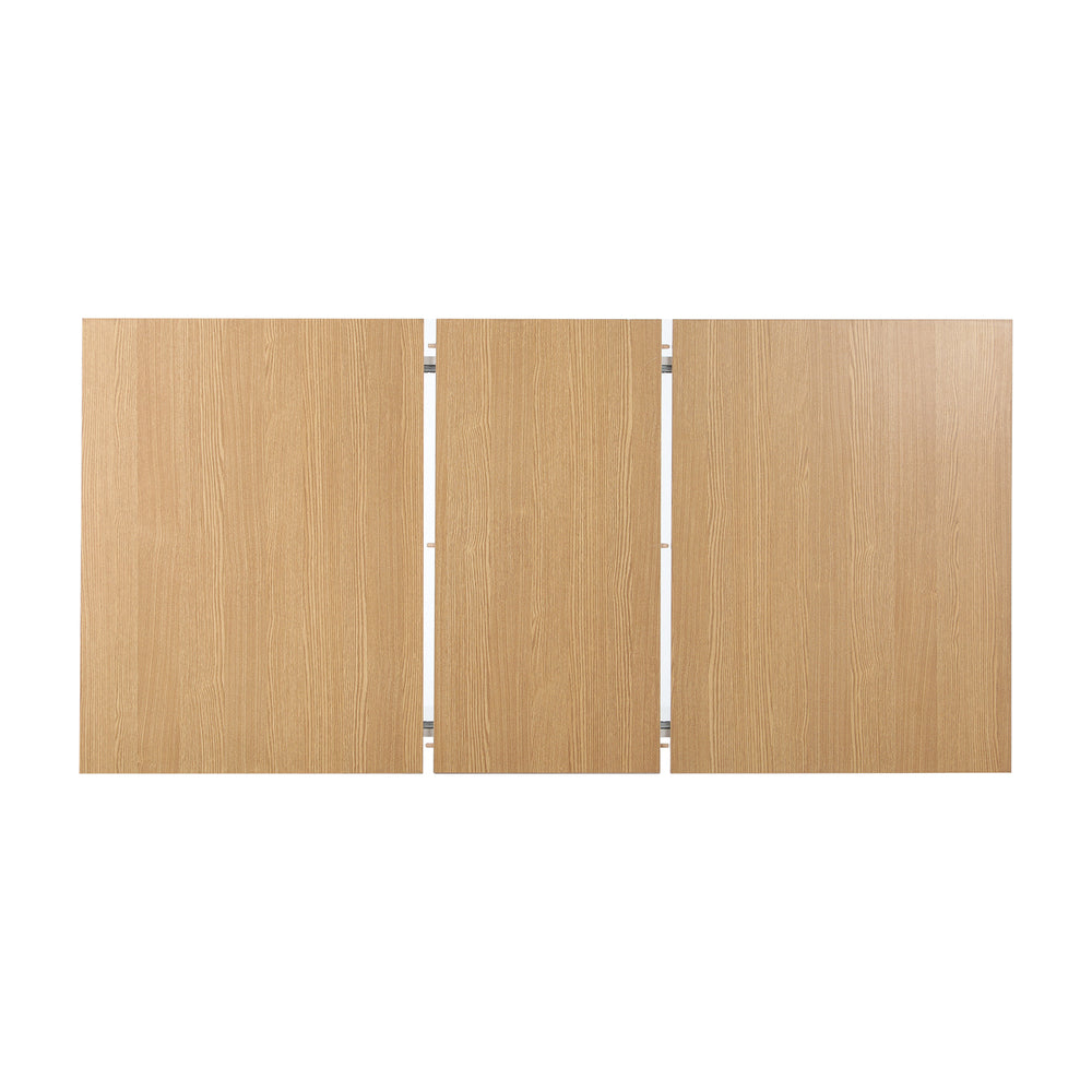 Extendable Dining Table with 4/6PCS Chairs Crossback