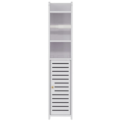 Bathroom Cabinet Toilet Roll Holder Tissue Organizer 3 Tier Floor Cabinet