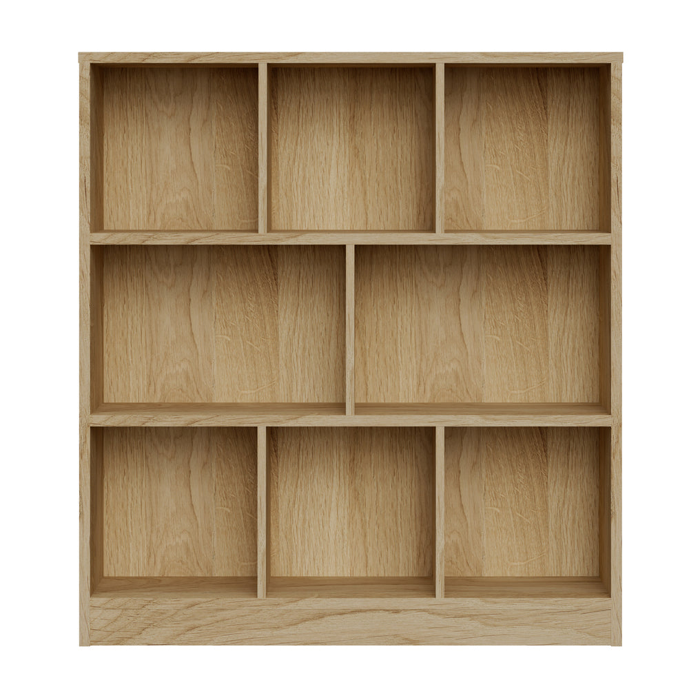 Bookshelf Display Shelves Storage Organizer Black/White/Natural