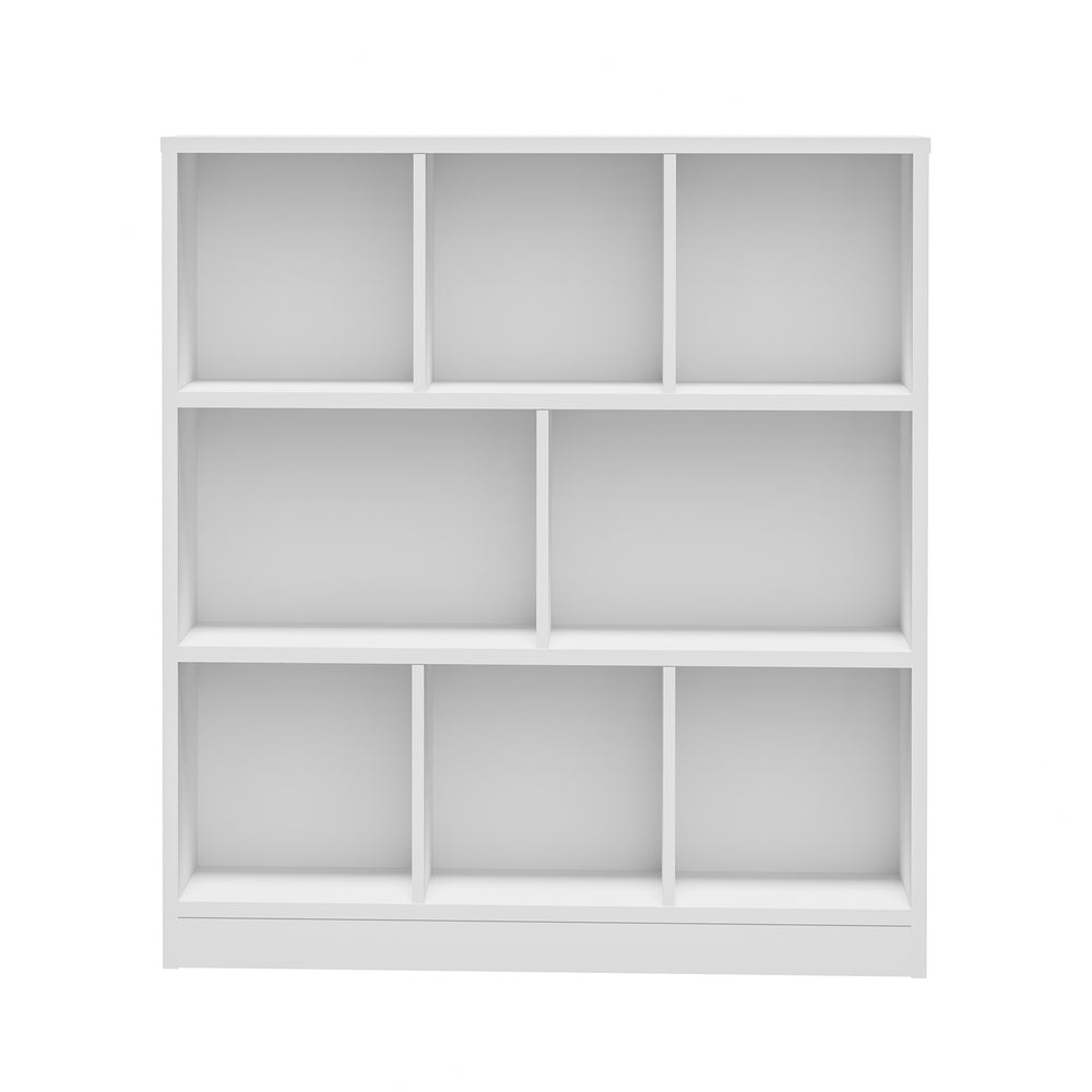 Bookshelf Display Shelves Storage Organizer Black/White/Natural