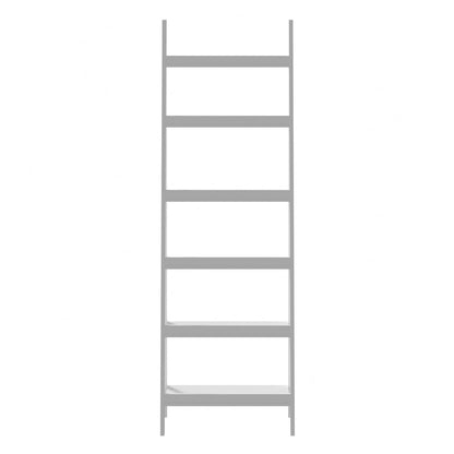 Corner Ladder Shelf 6-Tier Display Rack Black